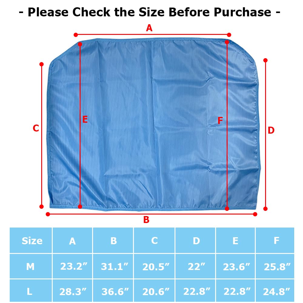 Microscope Dust Cover Compatible With 3.5X 180X, 3.5X 90X, Sw 3T24Z   Lab Lensmeter Instruments Accessories, Esd Material, 31.1'
